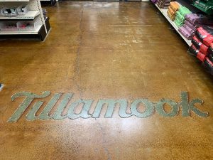 acid stained custom flooring in oregon