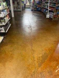 acid stain floors