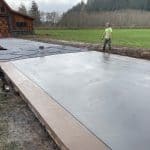 cobblestone concrete stamping driveway