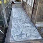 flagstone sidewalk