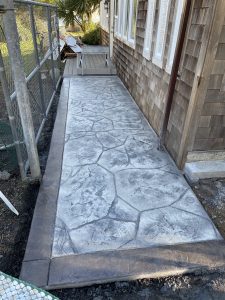 flagstone sidewalk