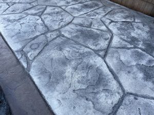 flagstone sidewalk