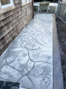 flagstone sidewalk