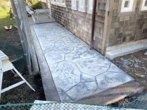 flagstone sidewalk
