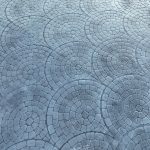 cobblestone concrete stamping driveway