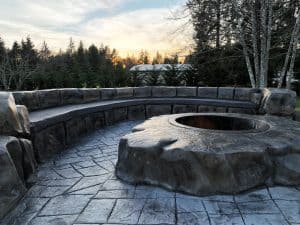 appian cobblestone concrete stamping