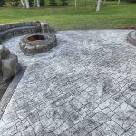appian cobblestone concrete stamping