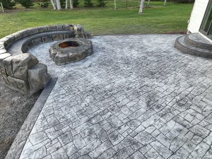 appian cobblestone concrete stamping