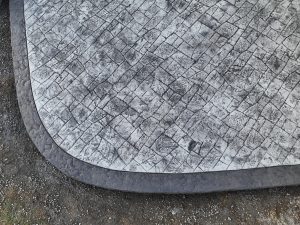 appian cobblestone concrete stamping