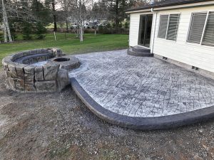appian cobblestone concrete stamping