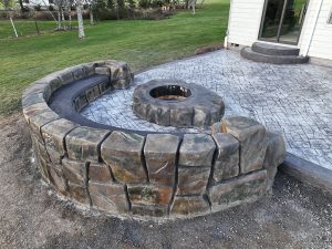 appian cobblestone concrete stamping