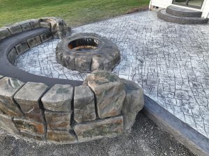 appian cobblestone concrete stamping