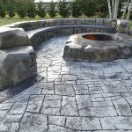 appian cobblestone concrete stamping