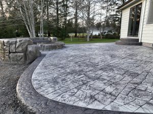 appian cobblestone concrete stamping