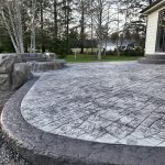 appian cobblestone concrete stamping