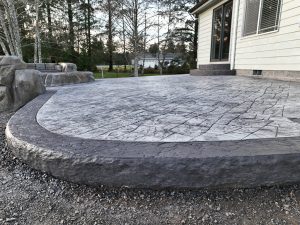 appian cobblestone concrete stamping