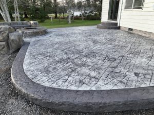 appian cobblestone concrete stamping