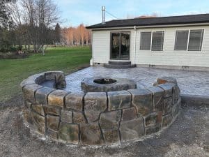 appian cobblestone concrete stamping
