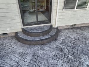 appian cobblestone concrete stamping