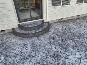 appian cobblestone concrete stamping