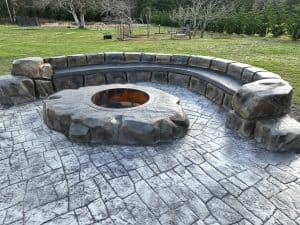 appian cobblestone concrete stamping