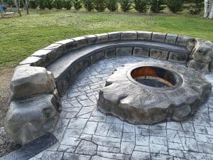 appian cobblestone concrete stamping
