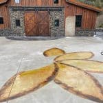acid stain concrete tillamook