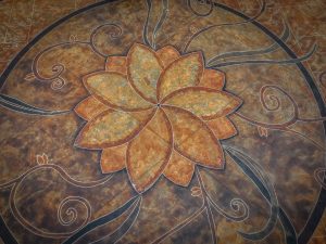 acid stain concrete tillamook