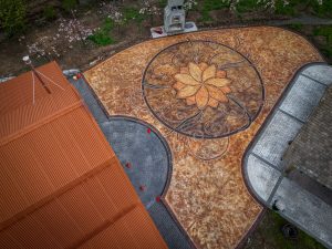 acid stain concrete tillamook