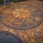 acid stain concrete tillamook