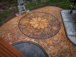 acid stain concrete tillamook