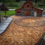 acid stain concrete tillamook