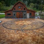 acid stain concrete tillamook