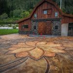 acid stain concrete tillamook
