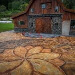 acid stain concrete tillamook