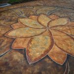 acid stain concrete tillamook