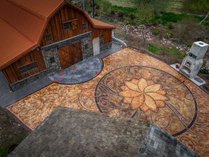 acid stain concrete tillamook