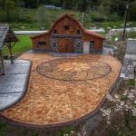 acid stain concrete tillamook