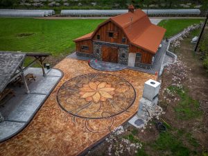 acid stain concrete tillamook