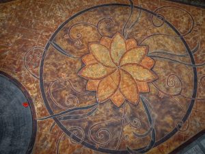 acid stain concrete tillamook