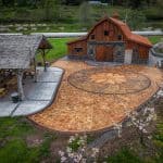 acid stain concrete tillamook