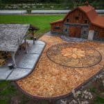 acid stain concrete tillamook