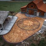 acid stain concrete tillamook