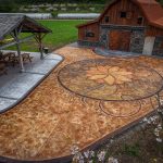 acid stain concrete tillamook