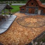 acid stain concrete tillamook