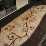 flagstone sidewalk cobblestone driveway