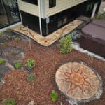 flagstone sidewalk cobblestone driveway