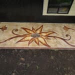 flagstone sidewalk cobblestone driveway