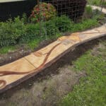 flagstone sidewalk cobblestone driveway