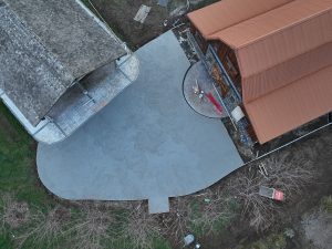 acid stain concrete tillamook